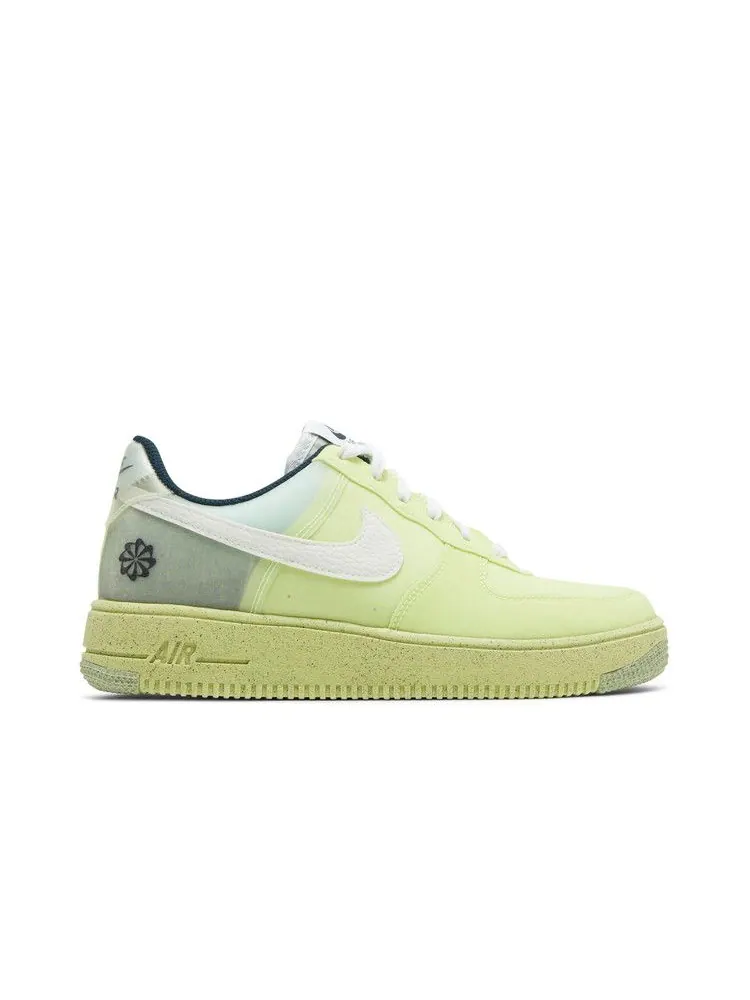 Кроссовки Nike Air Force 1 Crater GS 'Light Lemon Twist' — изображение 2 из 9