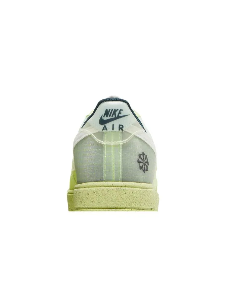 Кроссовки Nike Air Force 1 Crater GS 'Light Lemon Twist' — изображение 8 из 9