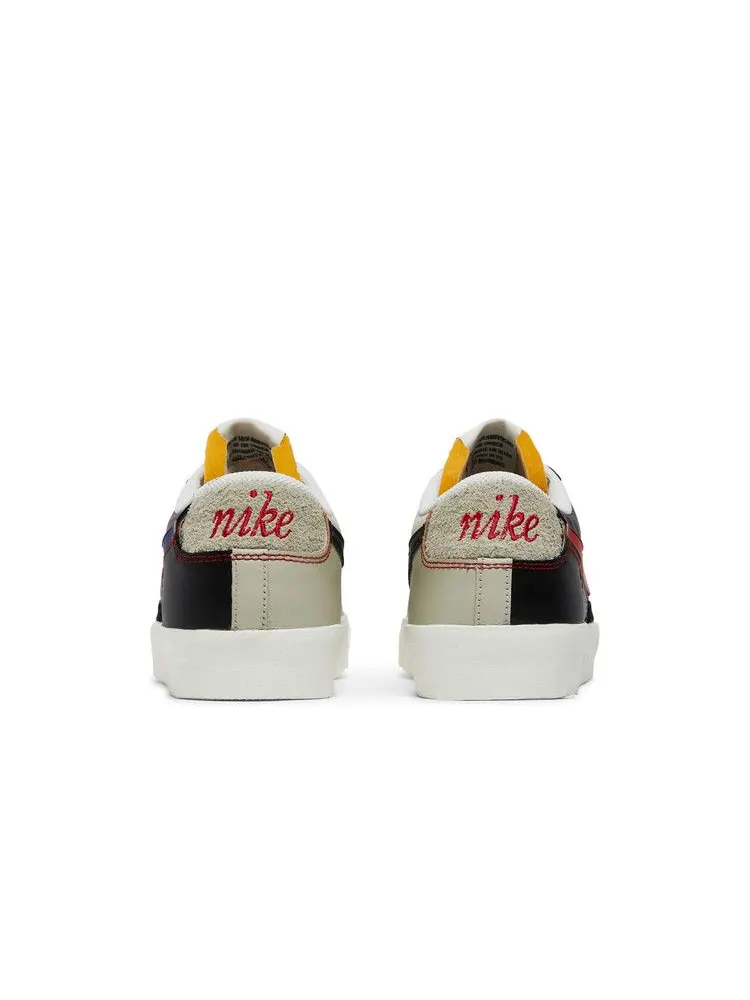Кроссовки Nike Blazer Low '77 Premium 'Removable Swoosh - Black' — изображение 7 из 9