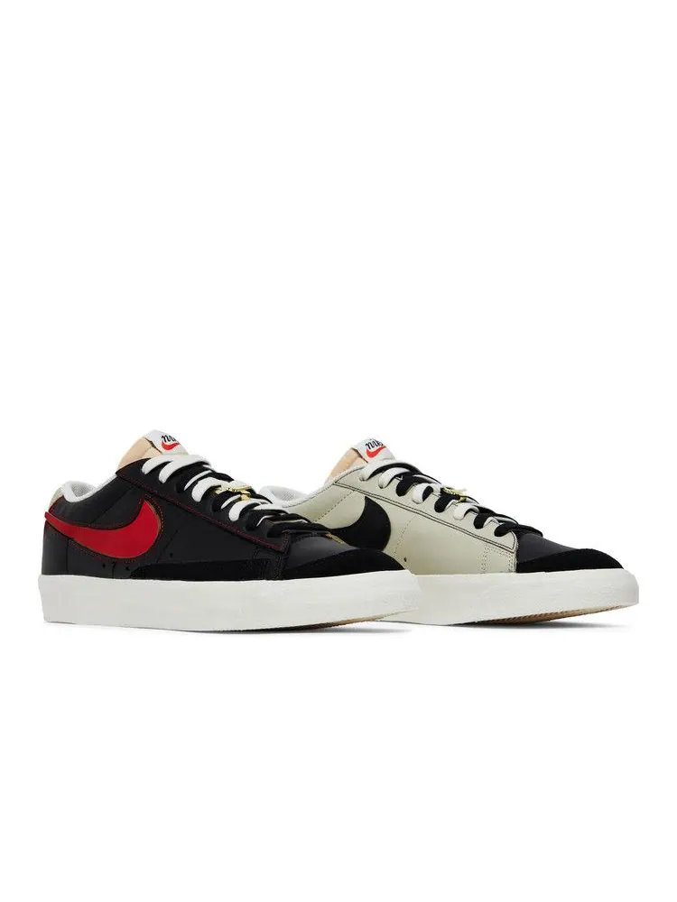 Кроссовки Nike Blazer Low '77 Premium 'Removable Swoosh - Black' — изображение 9 из 9
