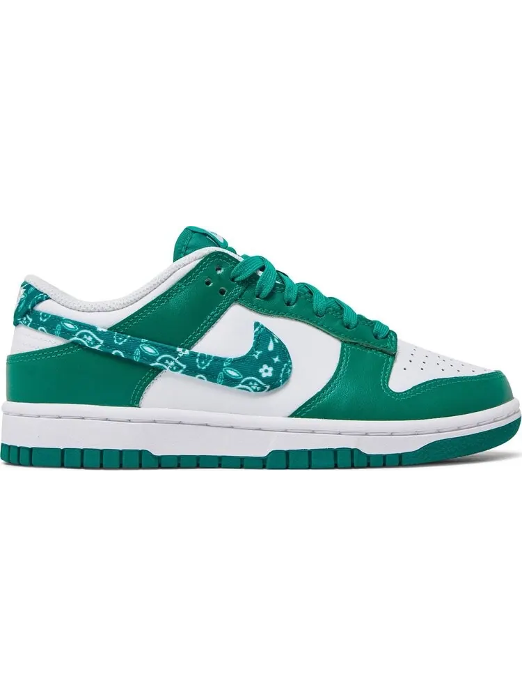 Кроссовки Nike Wmns Dunk Low 'Green Paisley' — изображение 1 из 8, белый