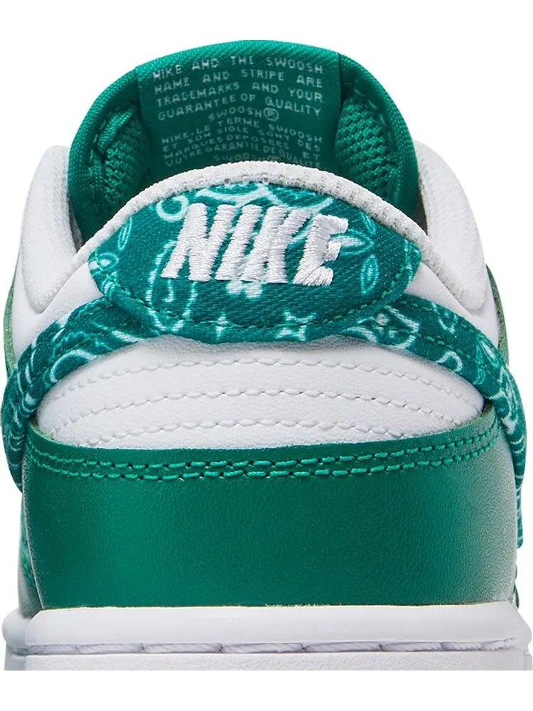 Кроссовки Nike Wmns Dunk Low 'Green Paisley' — изображение 7 из 8, белый