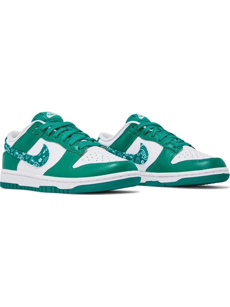 Кроссовки Nike Wmns Dunk Low 'Green Paisley' — изображение 8 из 8, белый