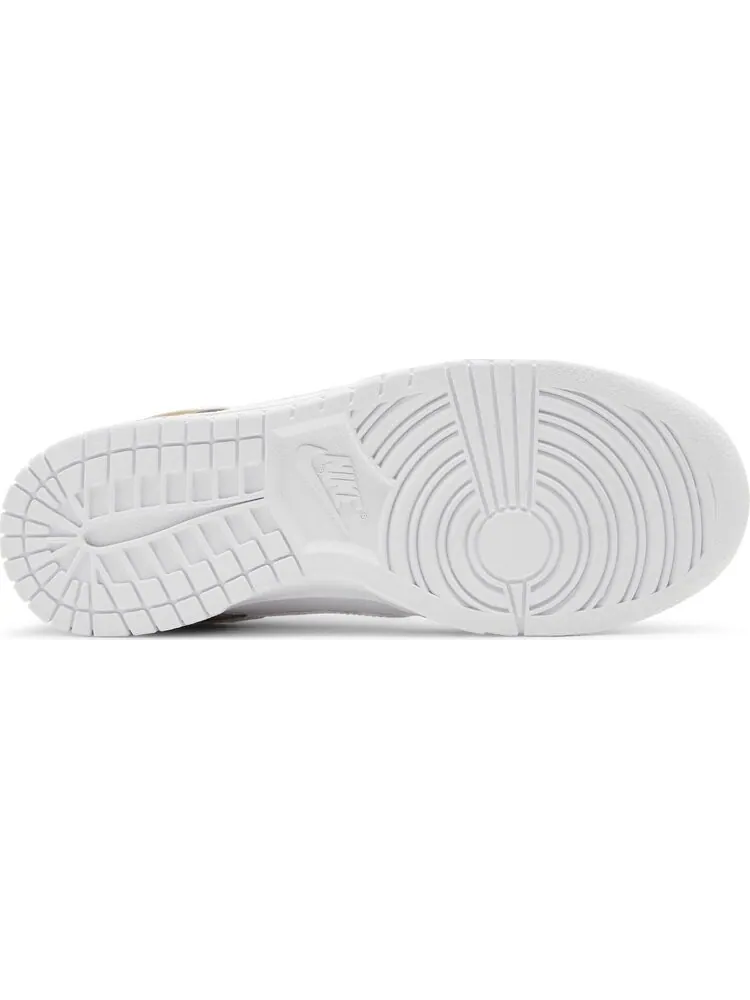 Кроссовки Nike Wmns Dunk Low SE 'Silver Gold Metallic' — изображение 4 из 8, белый