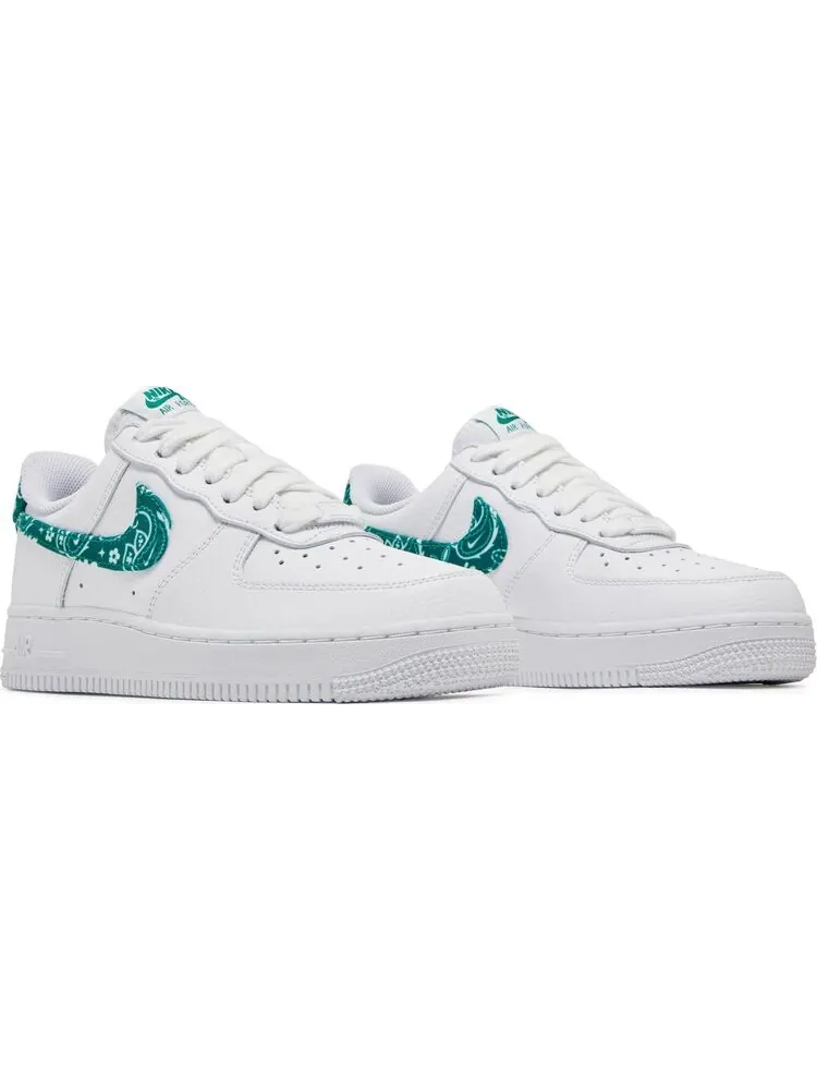 Кроссовки Nike Wmns Air Force 1 '07 Essentials 'Green Paisley' — изображение 8 из 8, белый
