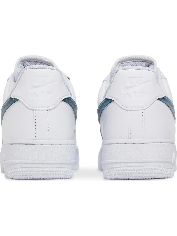Кроссовки Nike Wmns Air Force 1 Low 'Glitter Swoosh - Celery' — изображение 6 из 8, белый