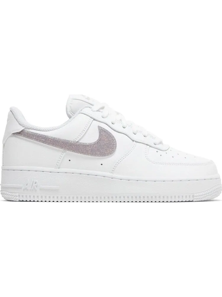 Кроссовки Nike Wmns Air Force 1 Low 'Glitter Swoosh - Canyon Purple' — изображение 1 из 8, белый