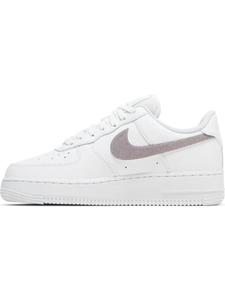 Кроссовки Nike Wmns Air Force 1 Low 'Glitter Swoosh - Canyon Purple' — изображение 3 из 8, белый