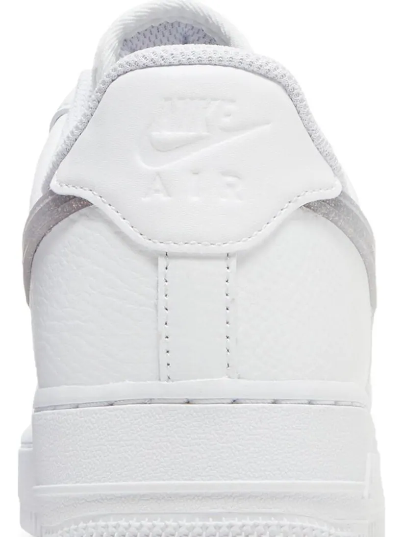 Кроссовки Nike Wmns Air Force 1 Low 'Glitter Swoosh - Canyon Purple' — изображение 7 из 8, белый