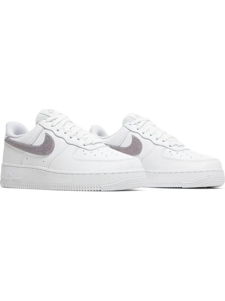Кроссовки Nike Wmns Air Force 1 Low 'Glitter Swoosh - Canyon Purple' — изображение 8 из 8, белый