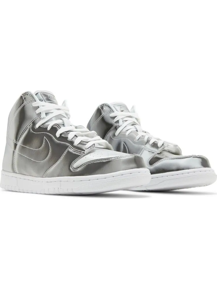 Кроссовки Nike Dunk High 'Flux' x CLOT — изображение 8 из 8, серебряный