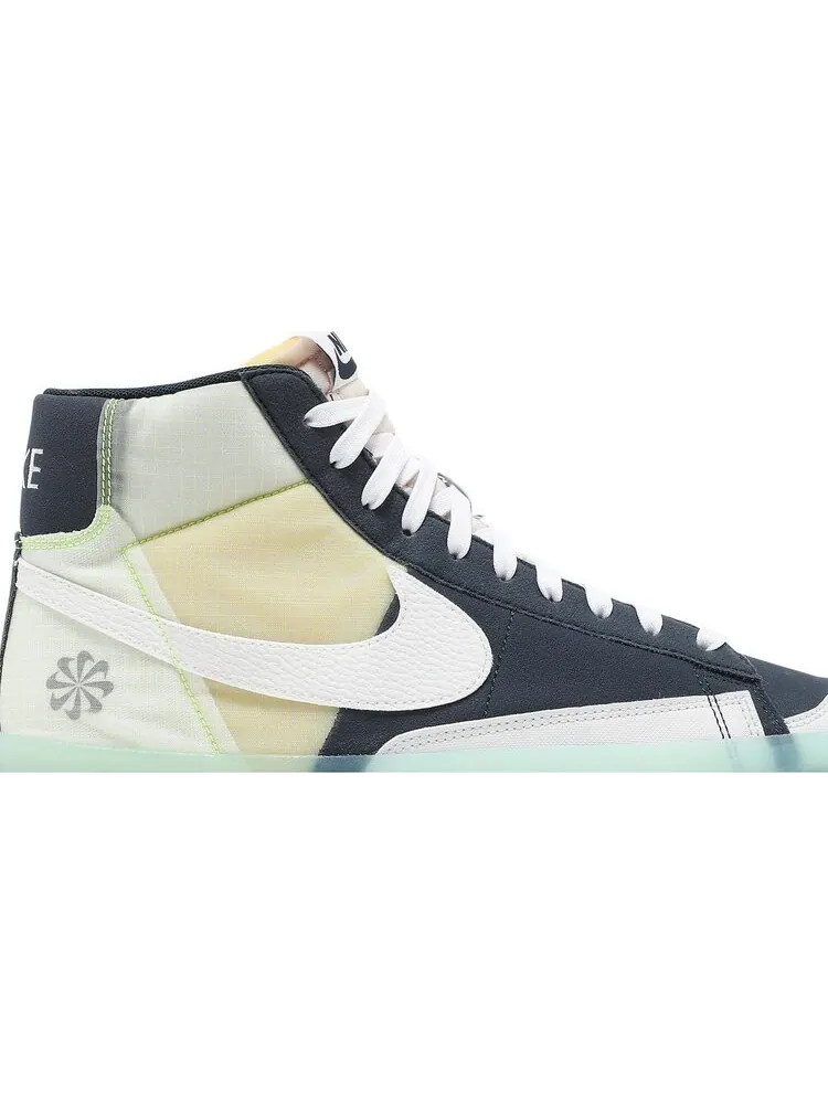 Кроссовки Nike Blazer Mid '77 'Move To Zero - Armory Navy' — изображение 2 из 8, синий
