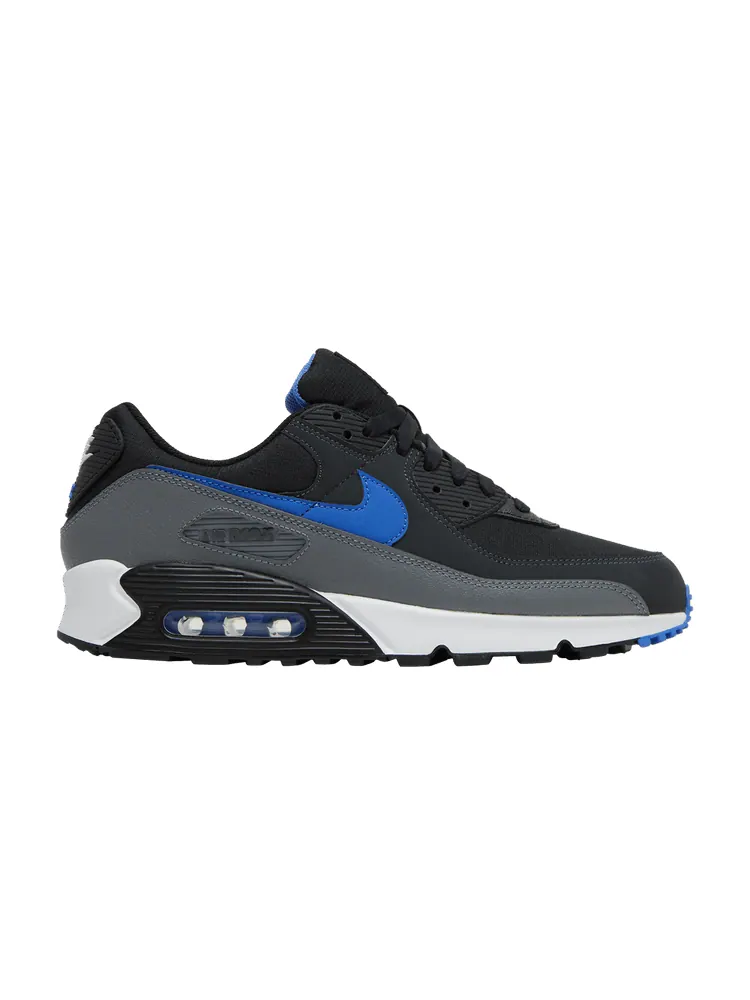 Кроссовки Nike Air Max 90 'Black Medium Blue' — изображение 1 из 9, черный/серый//синий