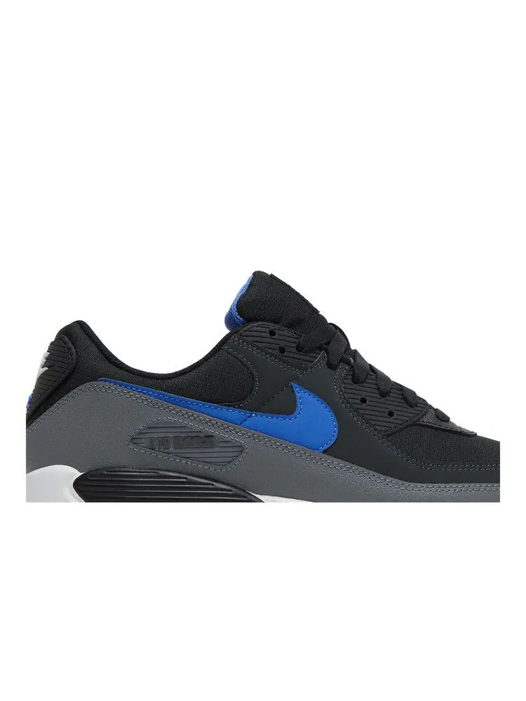Кроссовки Nike Air Max 90 'Black Medium Blue' — изображение 3 из 9, черный/серый//синий