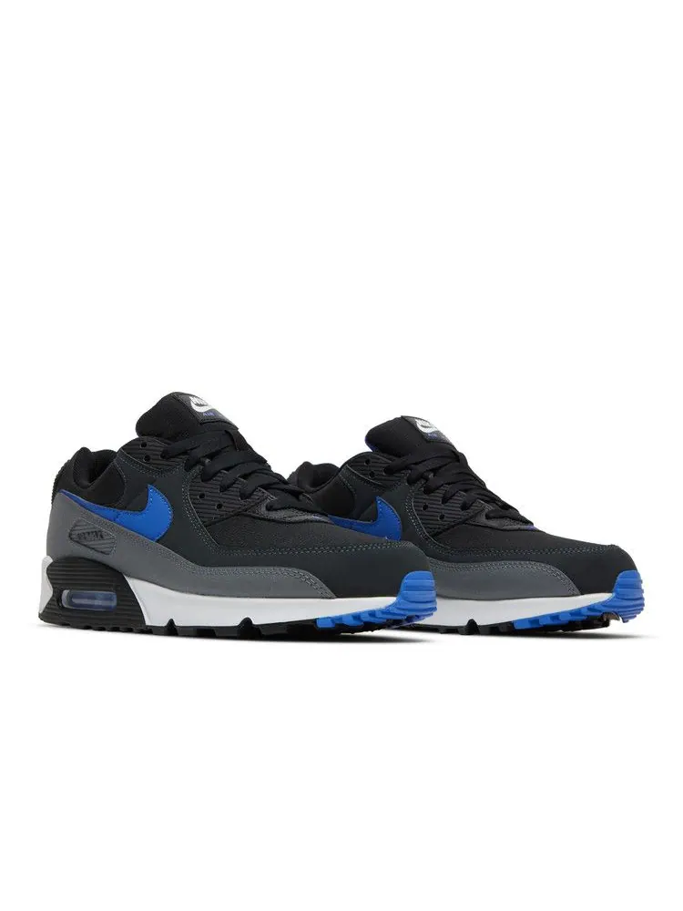Кроссовки Nike Air Max 90 'Black Medium Blue' — изображение 9 из 9, черный/серый//синий