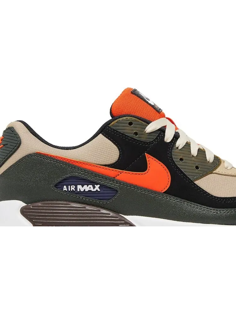Кроссовки Nike Air Max 90 'Tweed Dark Army' — изображение 2 из 8, коричневый