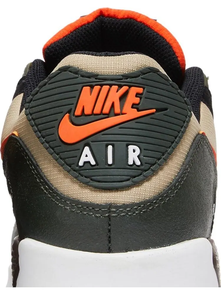 Кроссовки Nike Air Max 90 'Tweed Dark Army' — изображение 7 из 8, коричневый