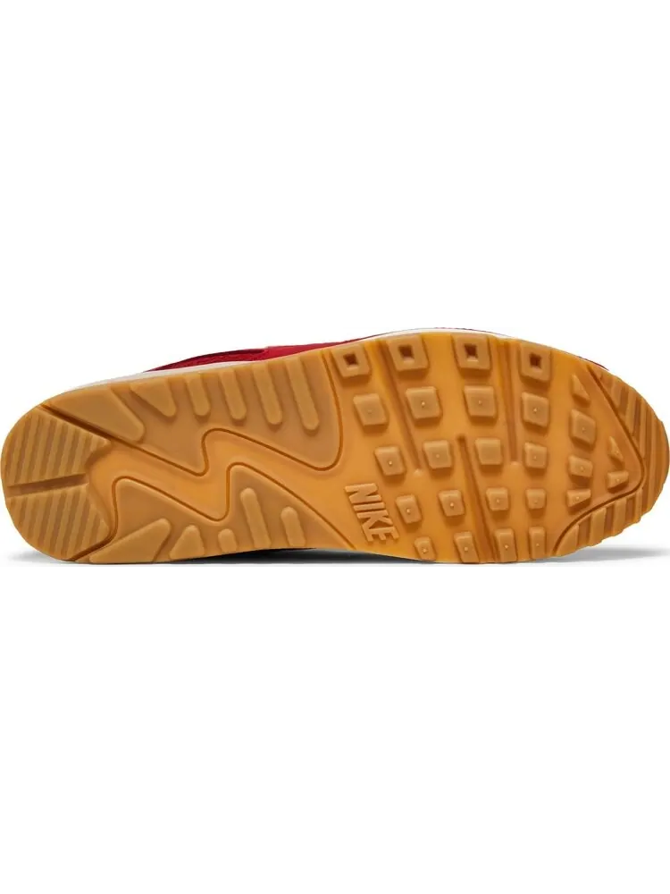 Кроссовки Nike Air Max 90 Premium 'Gym Red' — изображение 4 из 8, красный