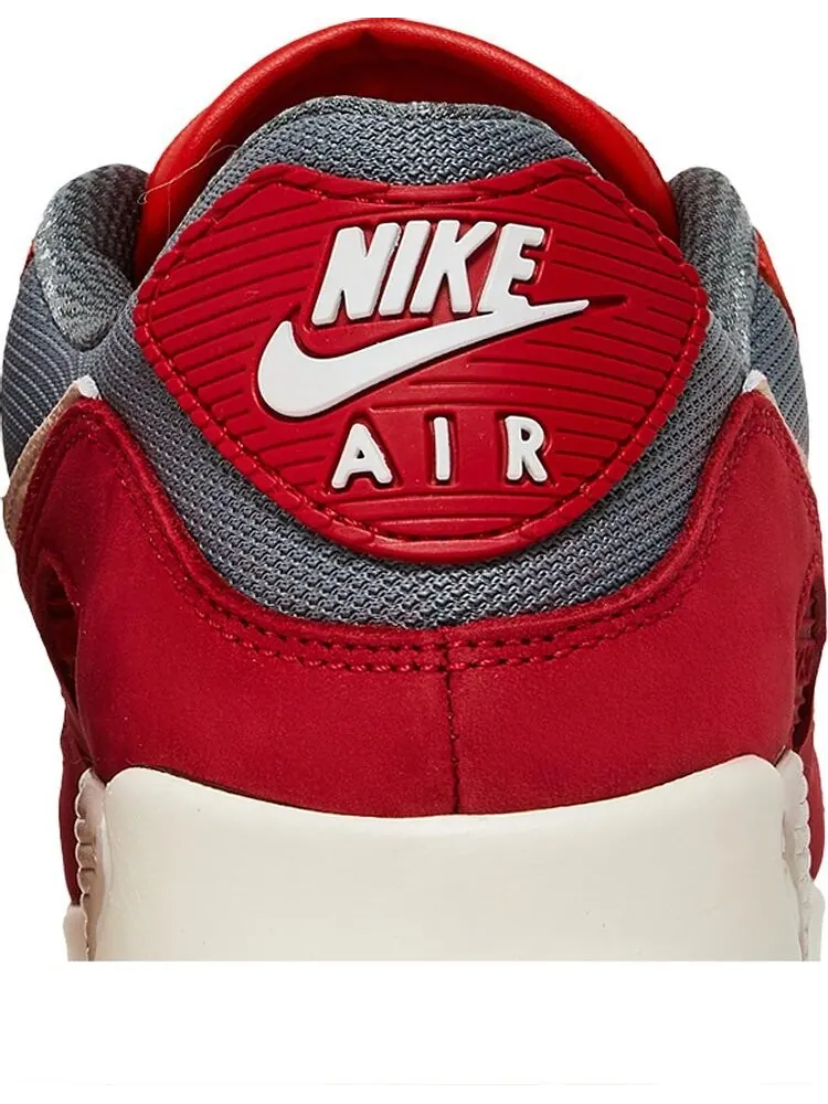 Кроссовки Nike Air Max 90 Premium 'Gym Red' — изображение 7 из 8, красный