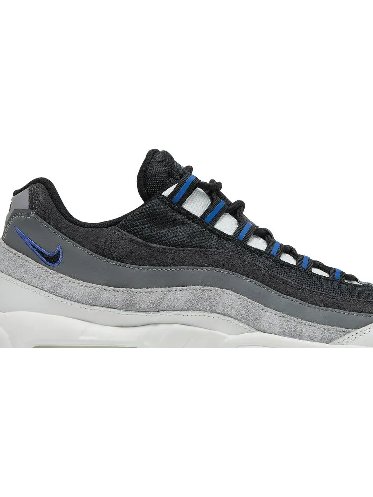 Кроссовки Nike Air Max 95 'Black Medium Blue' — изображение 2 из 8, черный