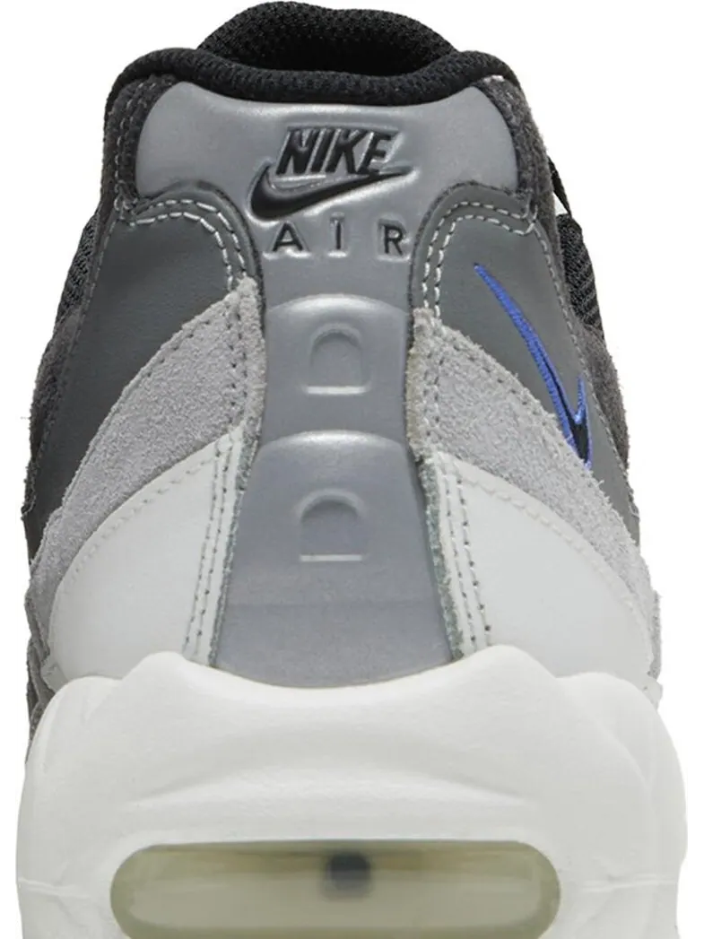 Кроссовки Nike Air Max 95 'Black Medium Blue' — изображение 7 из 8, черный
