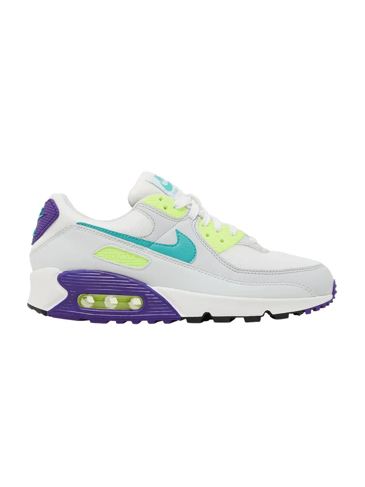 Кроссовки Nike Wmns Air Max 90 'White Multi' — изображение 1 из 9, белый/-белый/платиновый