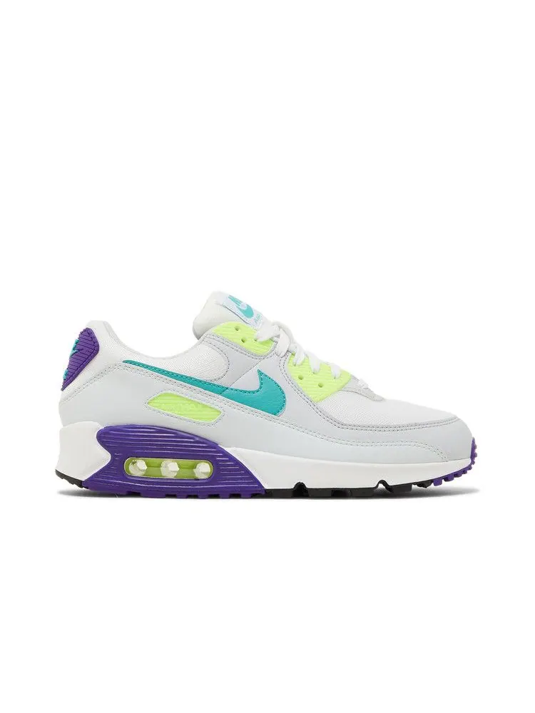 Кроссовки Nike Wmns Air Max 90 'White Multi' — изображение 2 из 9, белый/-белый/платиновый