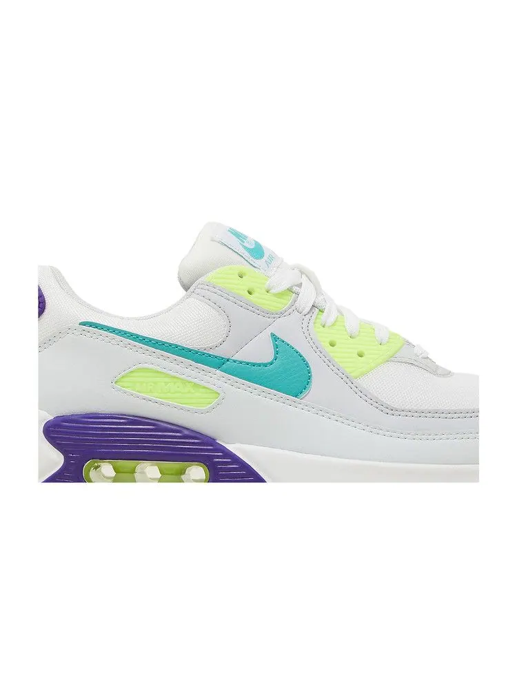 Кроссовки Nike Wmns Air Max 90 'White Multi' — изображение 3 из 9, белый/-белый/платиновый