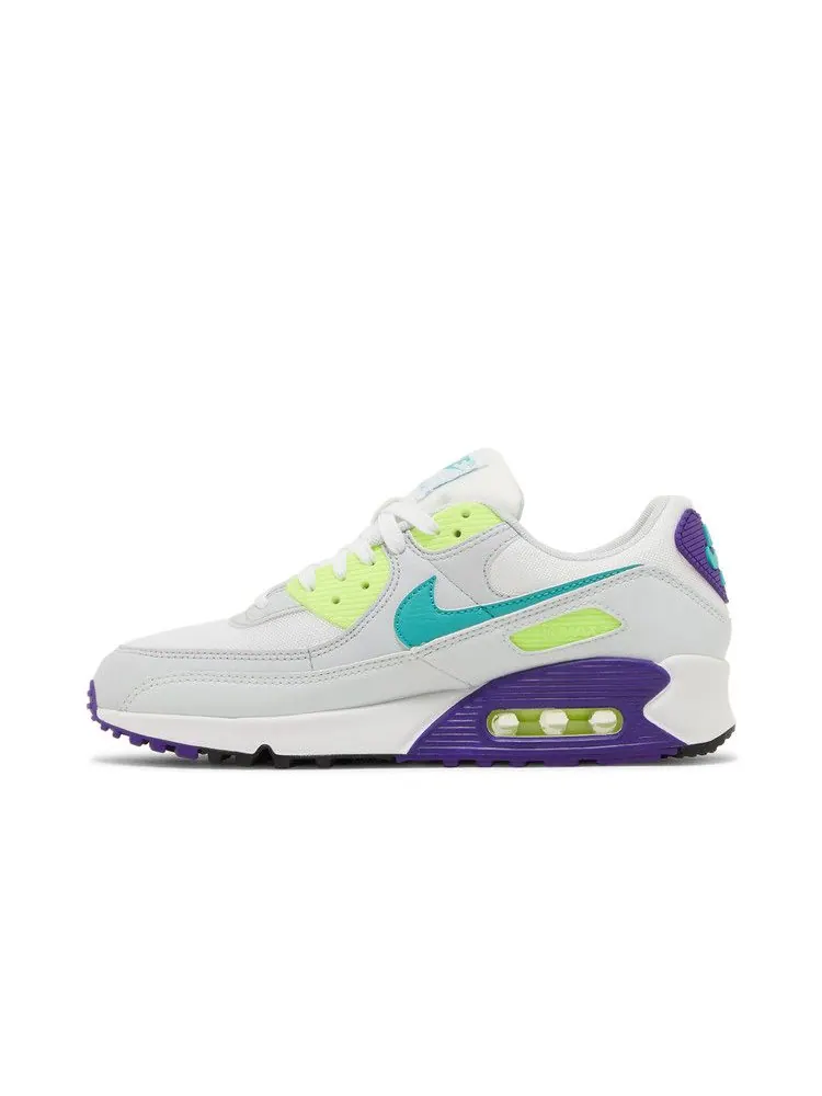 Кроссовки Nike Wmns Air Max 90 'White Multi' — изображение 4 из 9, белый/-белый/платиновый