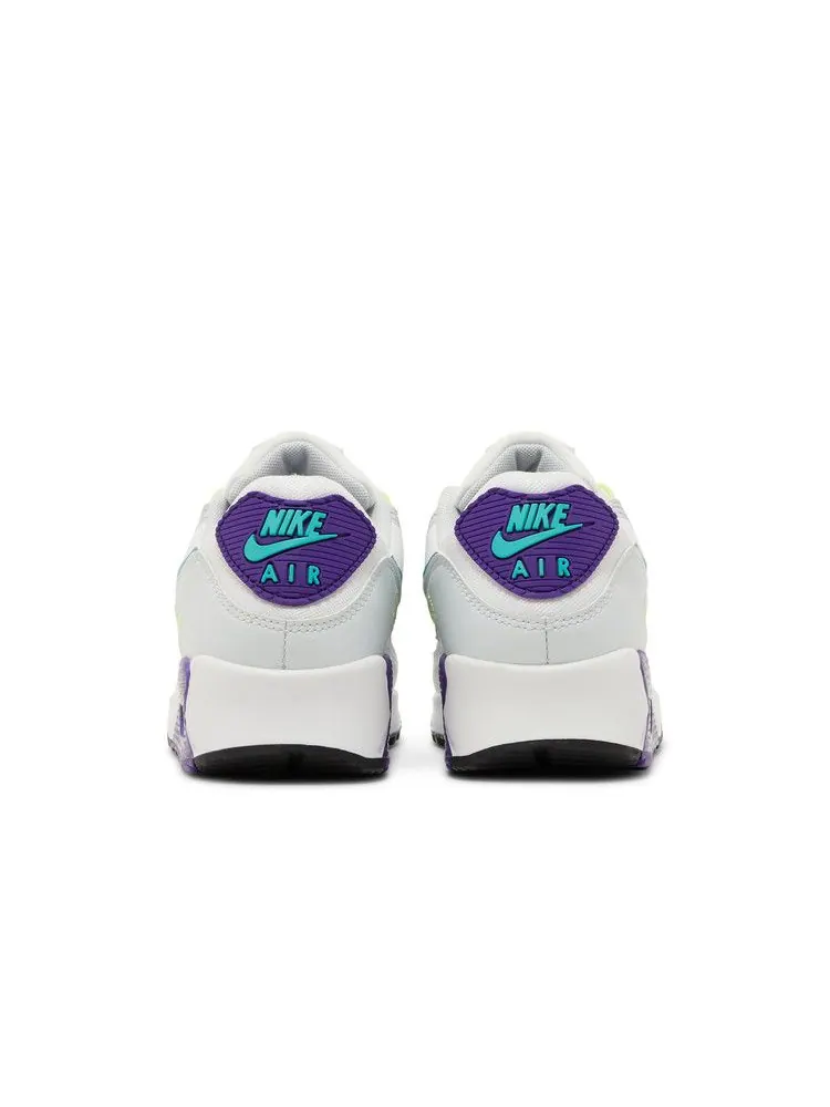 Кроссовки Nike Wmns Air Max 90 'White Multi' — изображение 7 из 9, белый/-белый/платиновый