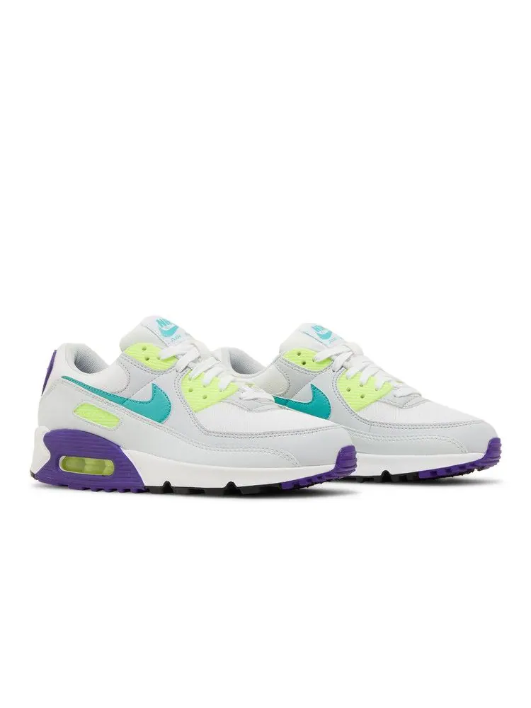 Кроссовки Nike Wmns Air Max 90 'White Multi' — изображение 9 из 9, белый/-белый/платиновый