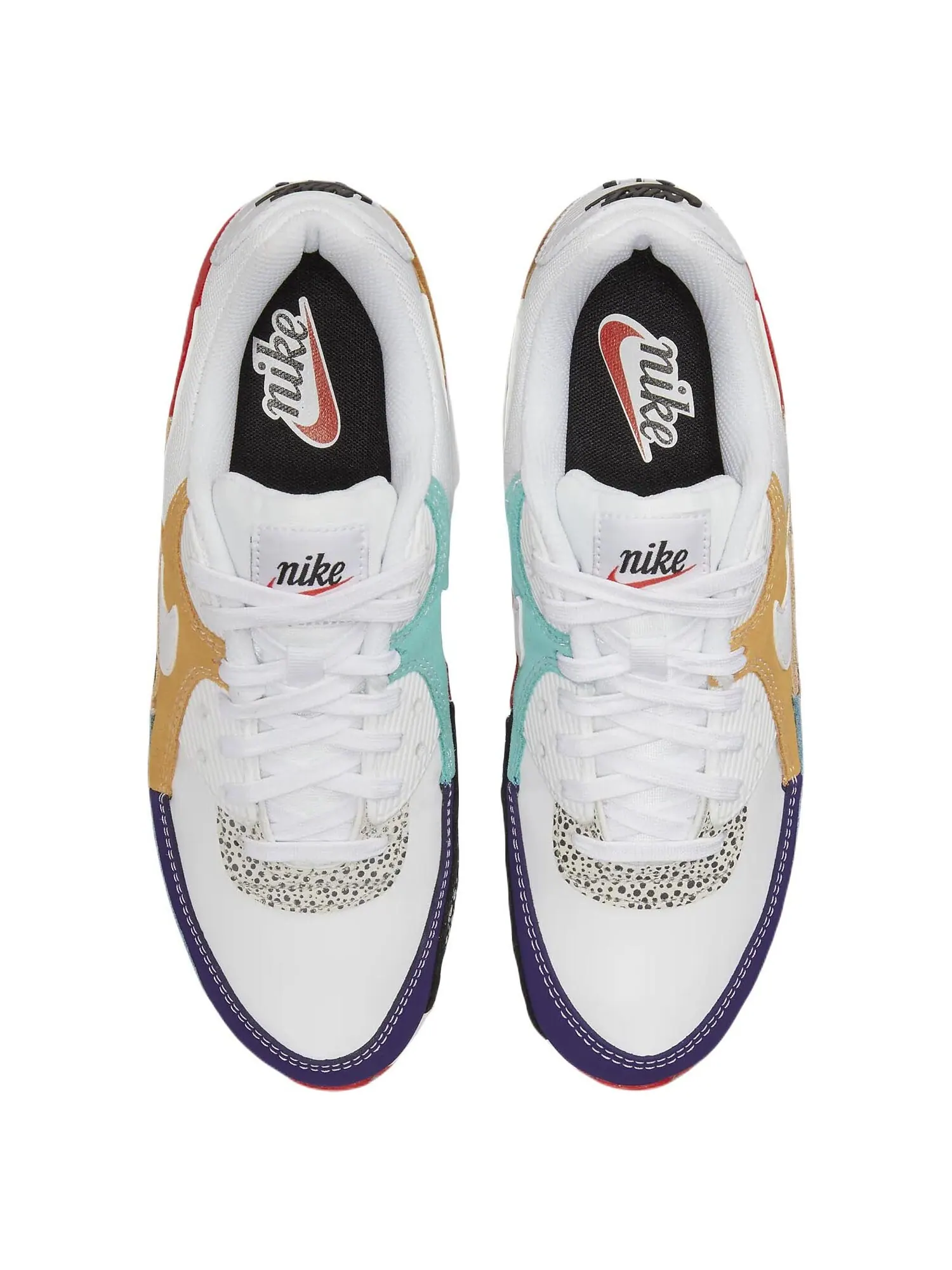 Кроссовки Nike Air Max 90 SE — изображение 3 из 7, белый/фиолетовый/красный