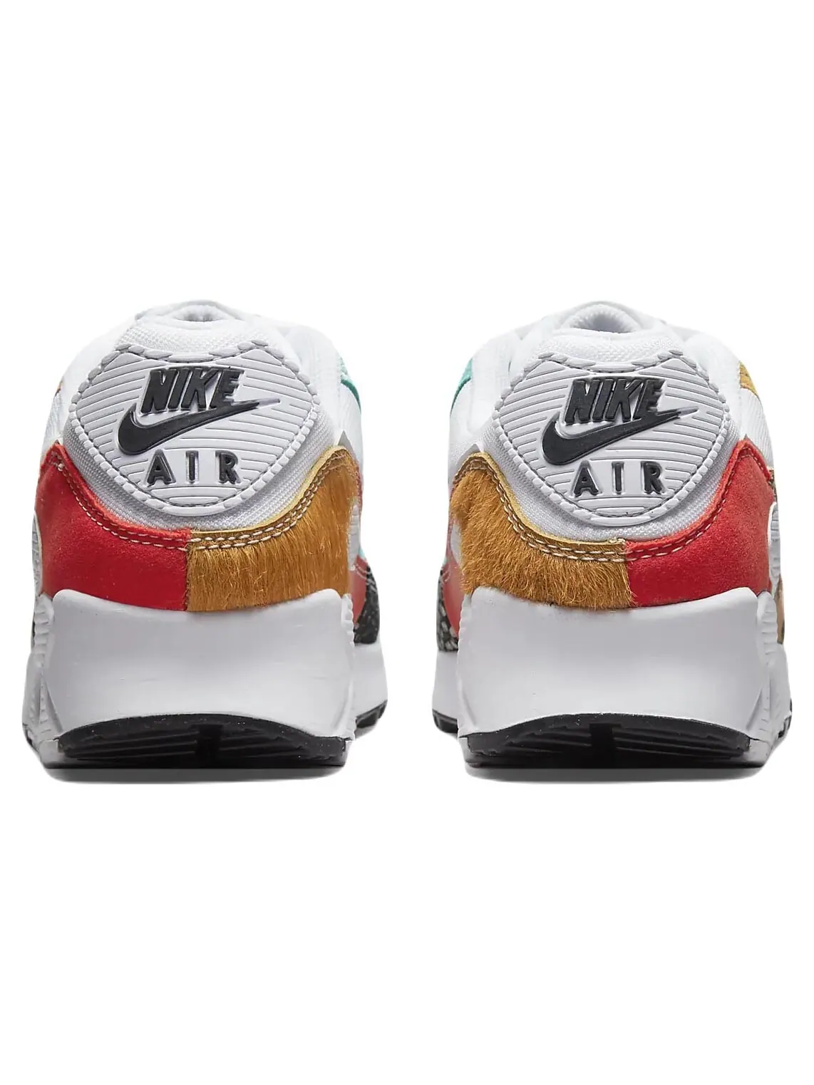 Кроссовки Nike Air Max 90 SE — изображение 4 из 7, белый/фиолетовый/красный