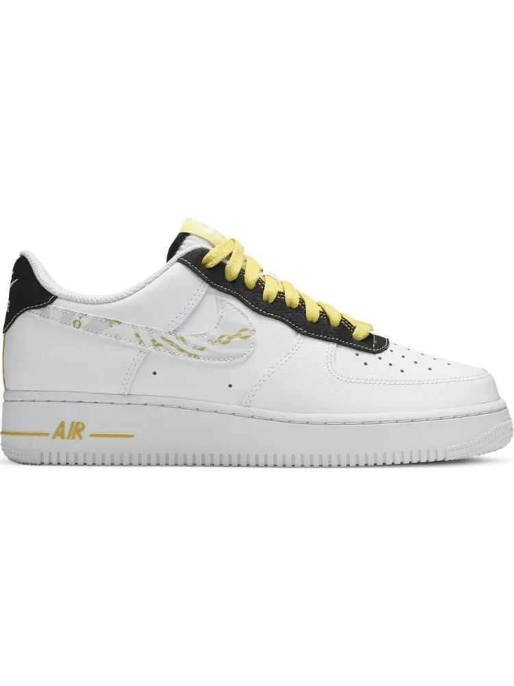 Кроссовки Nike Air Force 1 '07 LV8 'Gold Links Zebra Print' — изображение 1 из 8, белый