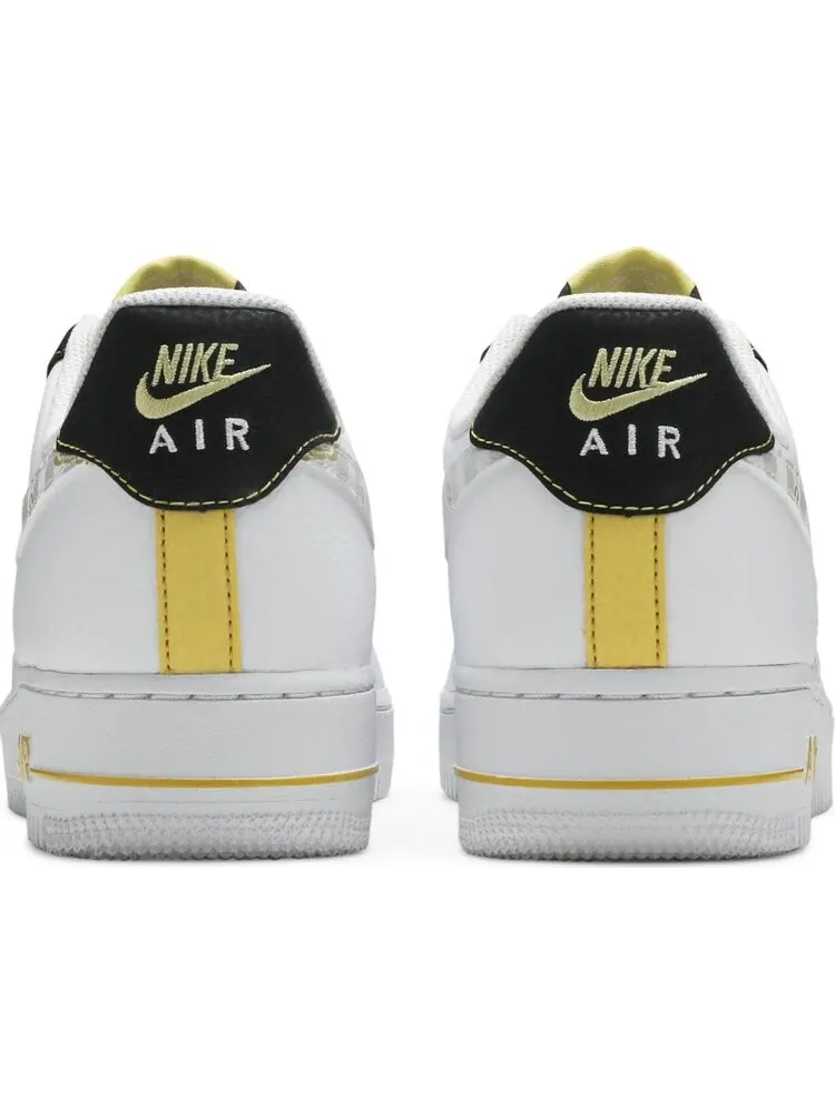 Кроссовки Nike Air Force 1 '07 LV8 'Gold Links Zebra Print' — изображение 6 из 8, белый