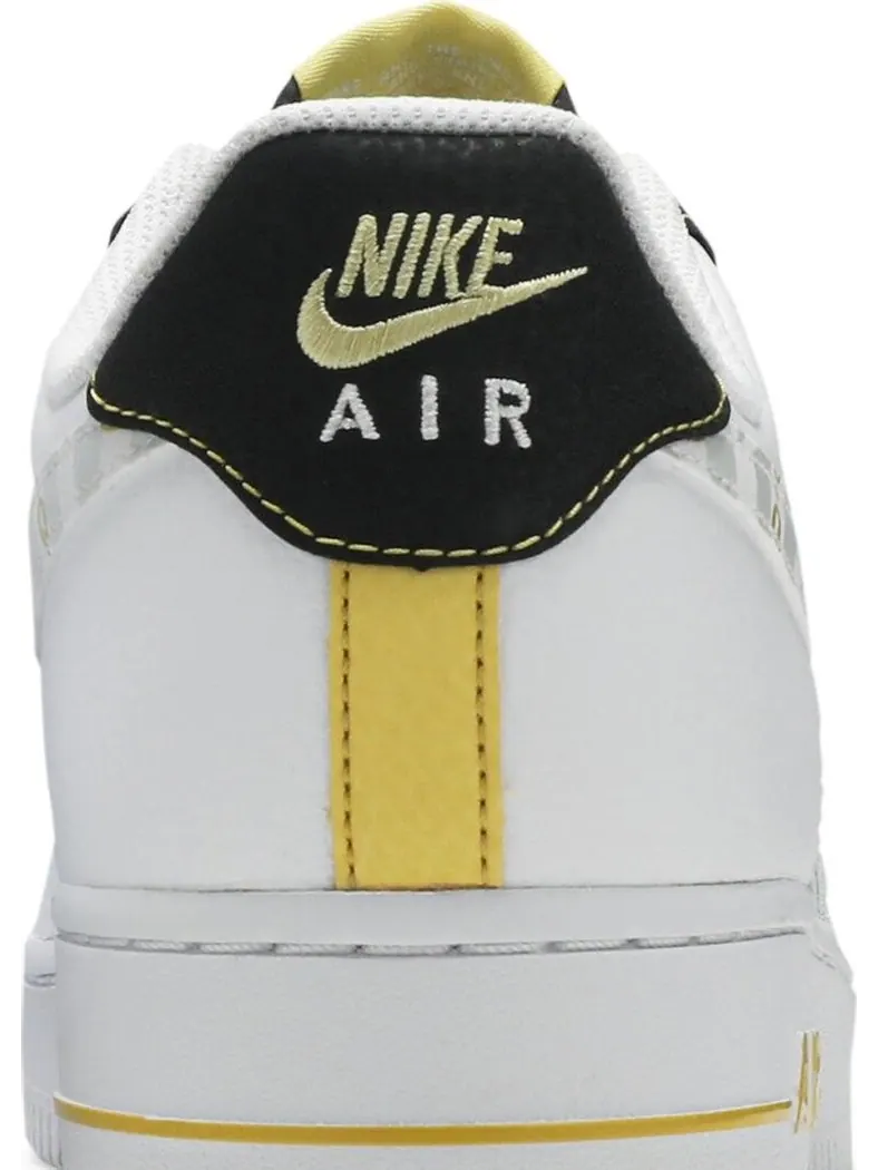 Кроссовки Nike Air Force 1 '07 LV8 'Gold Links Zebra Print' — изображение 7 из 8, белый