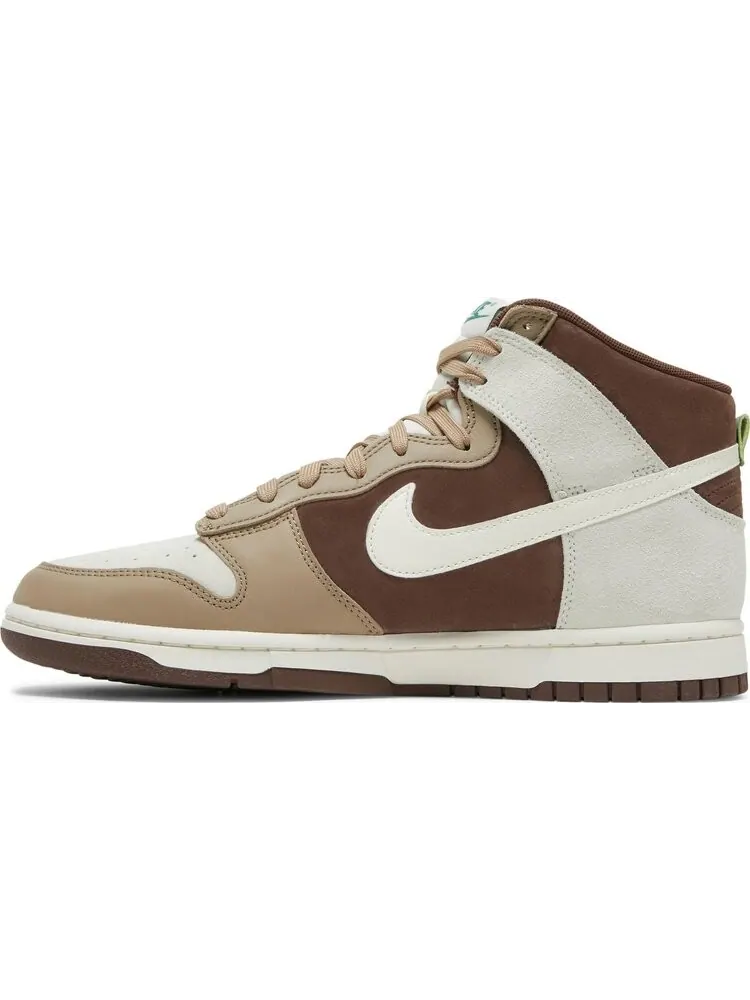 Кроссовки Nike Dunk High 'Light Chocolate' — изображение 3 из 8, коричневый
