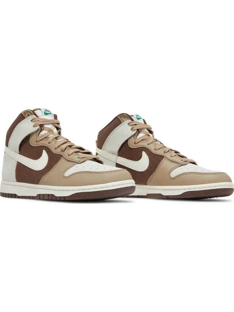 Кроссовки Nike Dunk High 'Light Chocolate' — изображение 8 из 8, коричневый