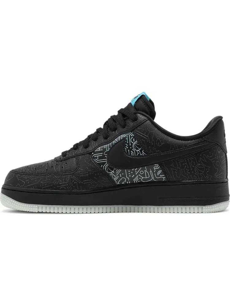 Кроссовки Nike Space Jam x Air Force 1 '07 — изображение 3 из 8, черный