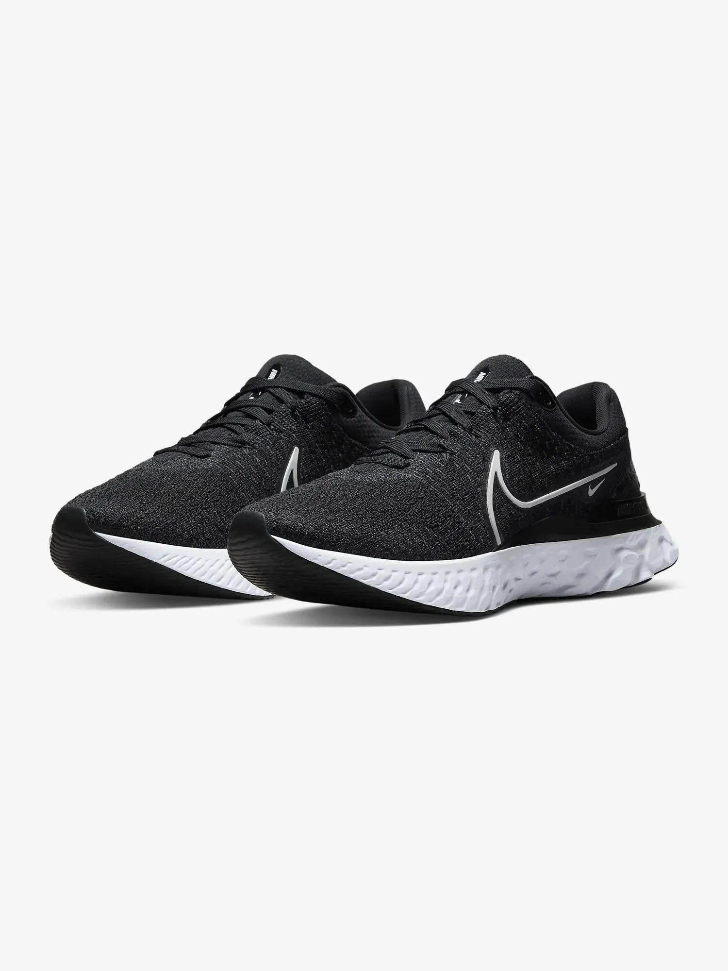 Кроссовки Nike React Infinity Run Flyknit 3 — изображение 2 из 7, черный/белый