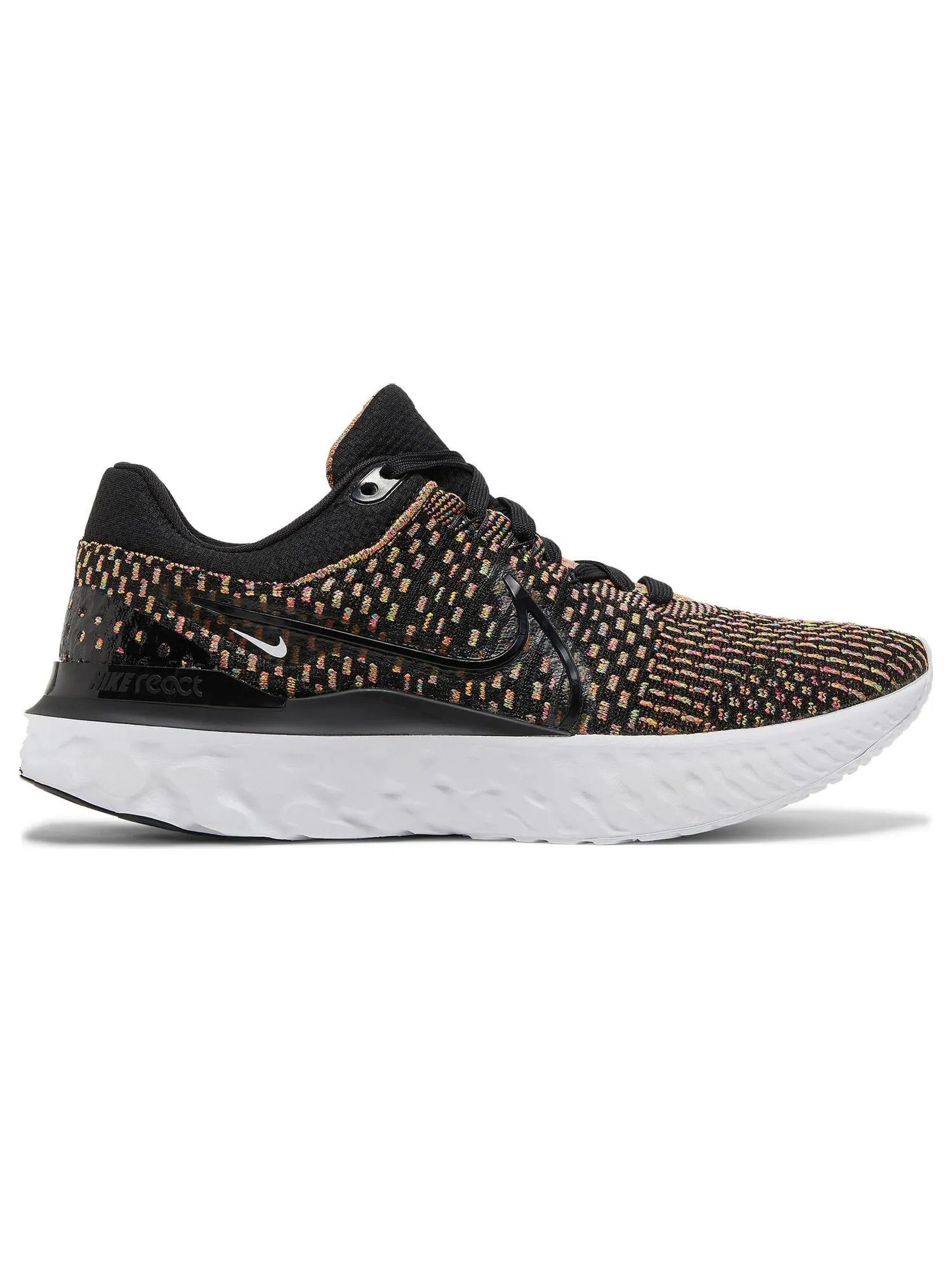 Кроссовки Nike React Infinity Run Flyknit 3 'Black Multi' — изображение 1 из 8, мульти