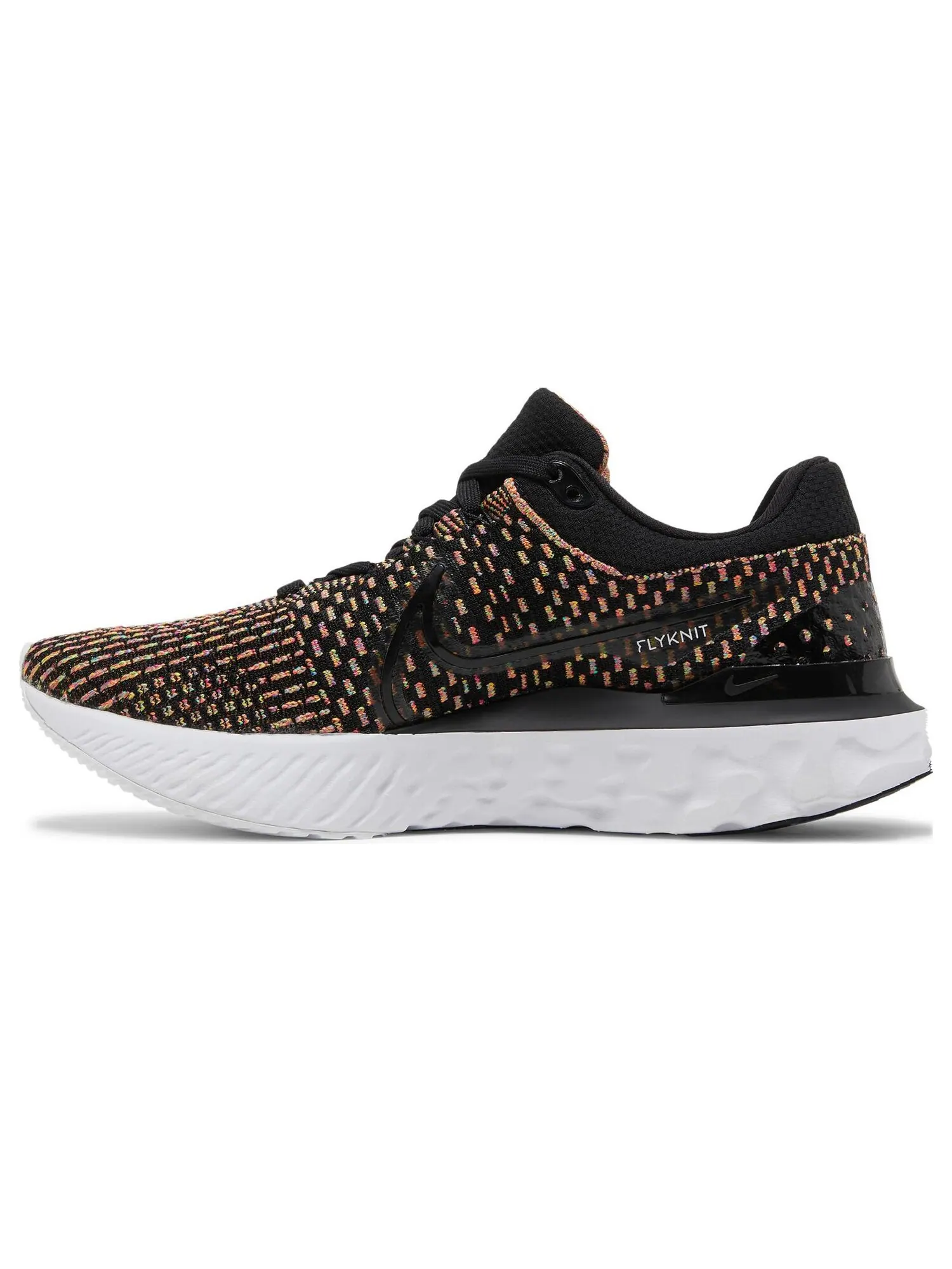 Кроссовки Nike React Infinity Run Flyknit 3 'Black Multi' — изображение 3 из 8, мульти