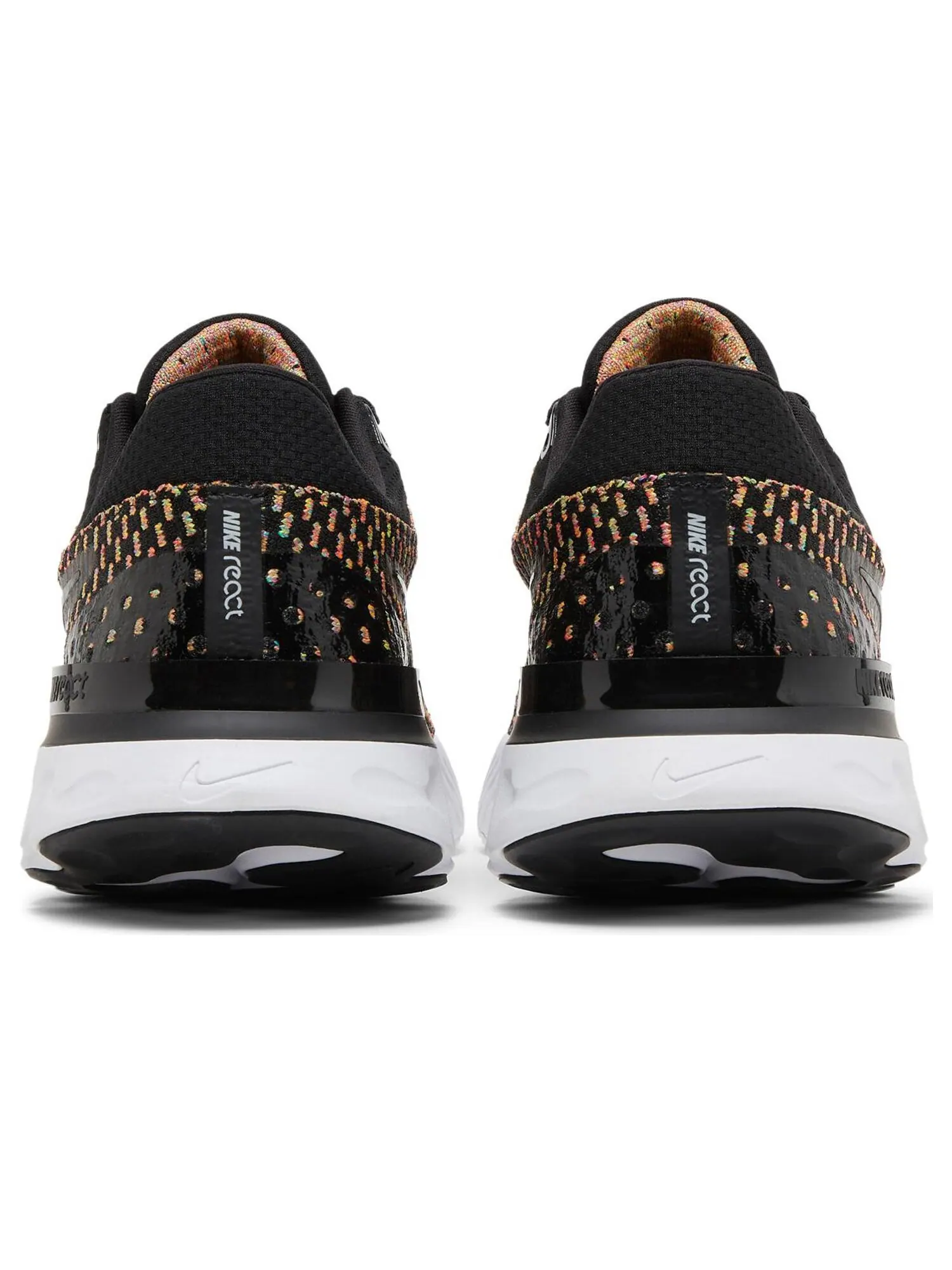 Кроссовки Nike React Infinity Run Flyknit 3 'Black Multi' — изображение 6 из 8, мульти