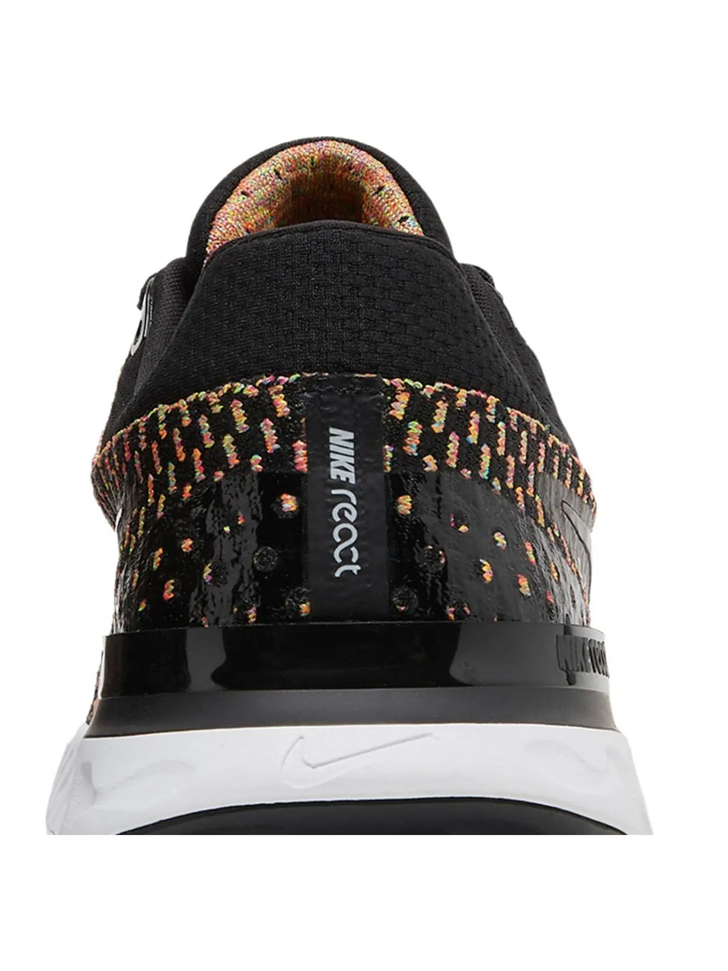 Кроссовки Nike React Infinity Run Flyknit 3 'Black Multi' — изображение 7 из 8, мульти