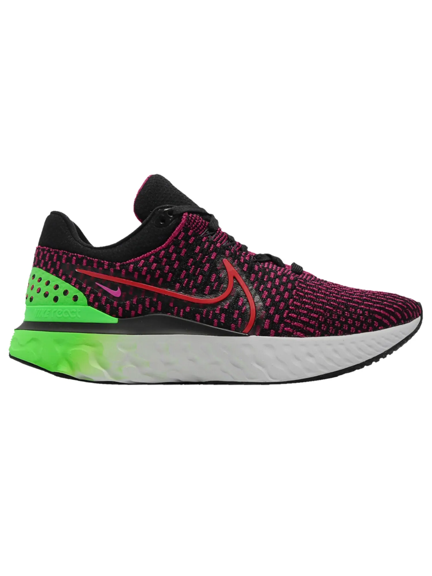 Кроссовки Nike React Infinity Run Flyknit 3 'Siren Red Green Strike' — изображение 1 из 1, красный