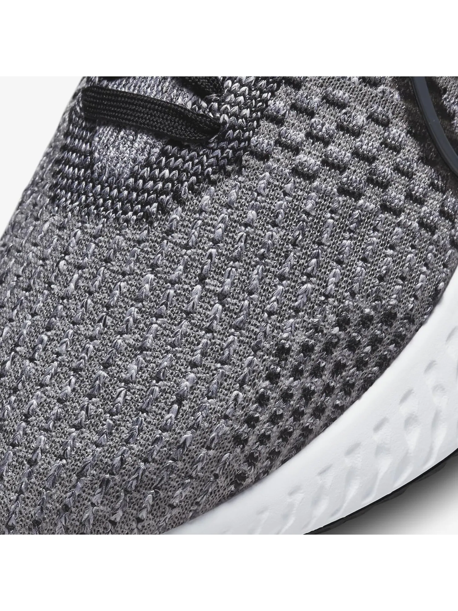 Кроссовки Nike React Infinity Run Flyknit 3 — изображение 6 из 7, серый/черный