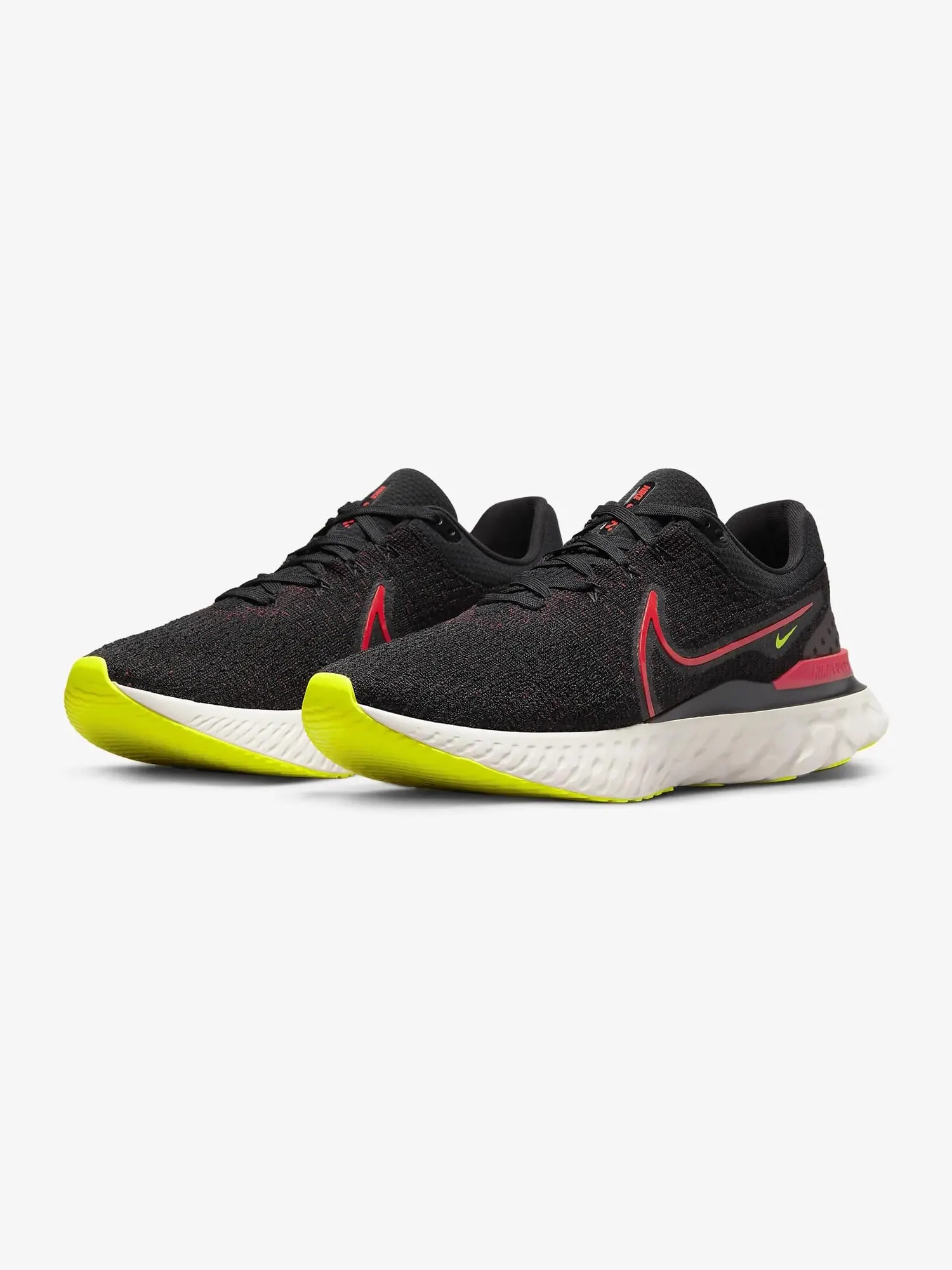 Кроссовки Nike React Infinity Run Flyknit 3 — изображение 2 из 7, черный/красный