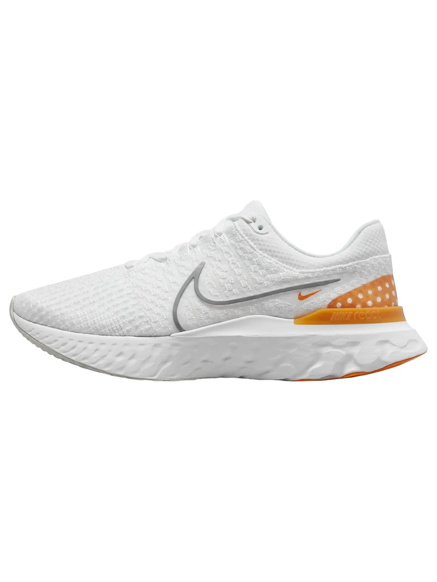 Кроссовки Nike React Infinity Run Flyknit 3 — изображение 1 из 7, белый/оранжевый