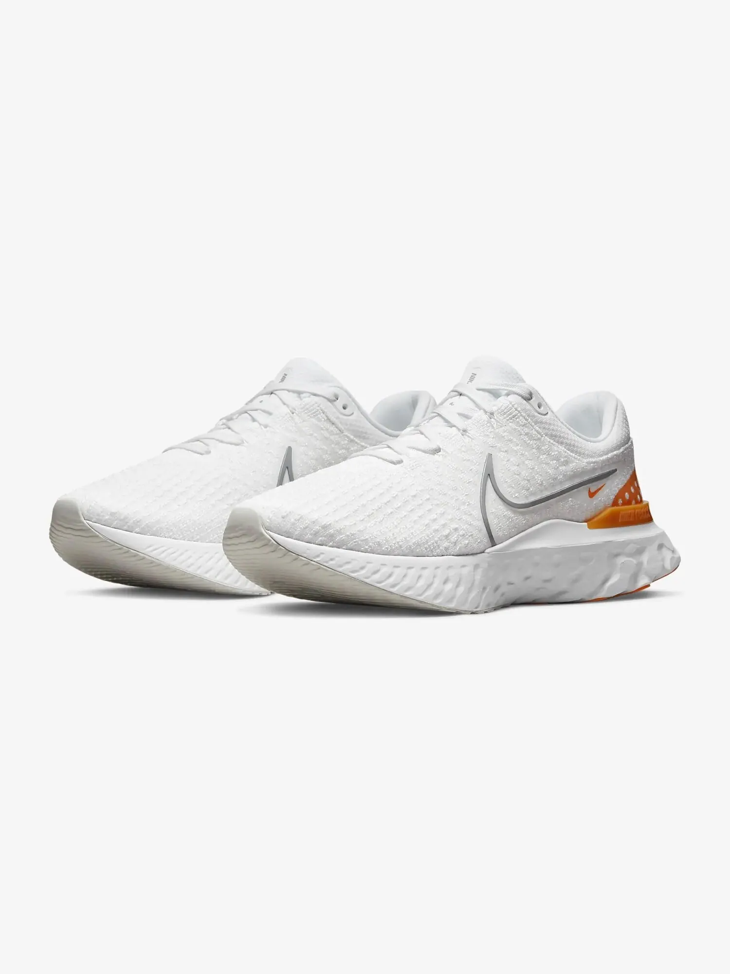 Кроссовки Nike React Infinity Run Flyknit 3 — изображение 2 из 7, белый/оранжевый