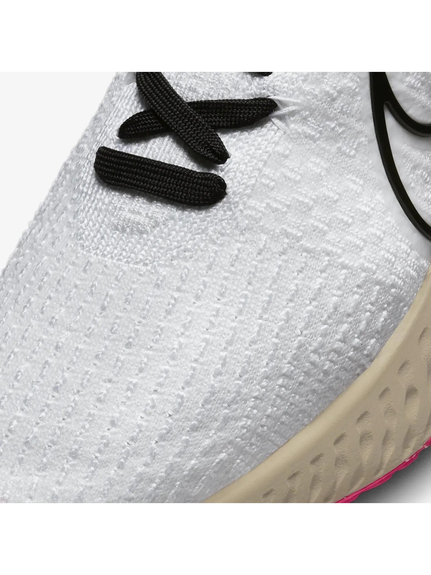 Кроссовки Nike React Infinity Run Flyknit 3 — изображение 6 из 7, белый/бежевый/розовый